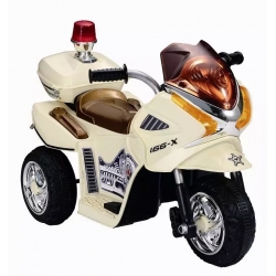 MOTOR NA AKUMULATOR Policja MOTO-SX-20-KREMOWY